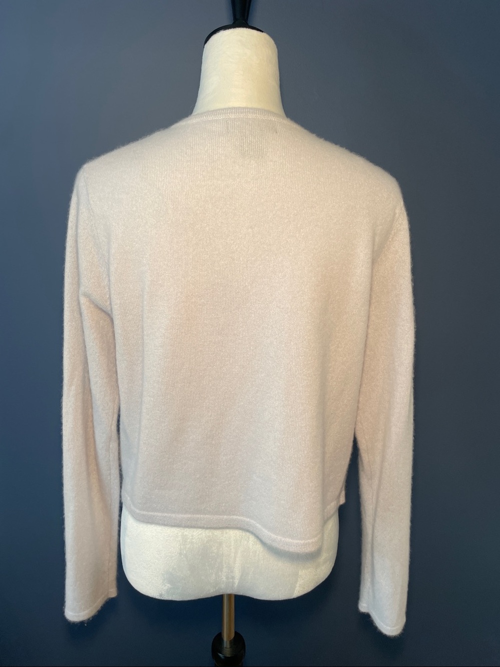 Cashmere Cardigan-Pale Blue - Picture 3 of 5